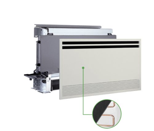 Bi2® Naked RECESSED INVERTER FAN-COIL SLIR 1100 DC