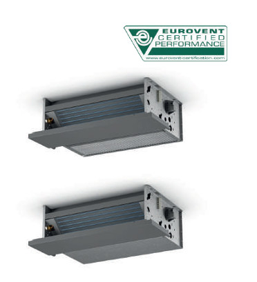 Ducted 1120 DC P F (Elülső beszívású fan-coil)